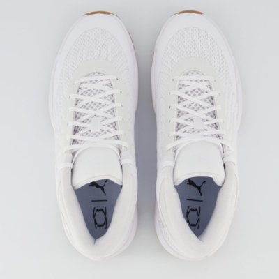 Tenis Puma Court Pro 2 Branco e Marrom