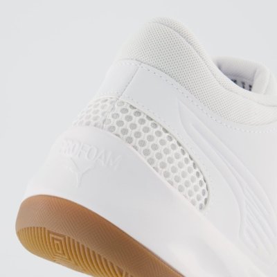 Tenis Puma Court Pro 2 Branco e Marrom
