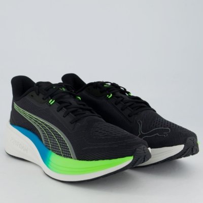 Tênis Puma Darter Pro Preto e Verde