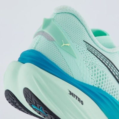 Tênis Puma Deviate Nitro 3 Verde e Azul