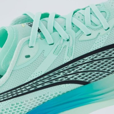 Tênis Puma Deviate Nitro 3 Verde e Azul