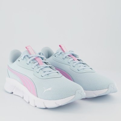 Tênis Puma Flexfocus Lite Modern Infantil Azul e Rosa