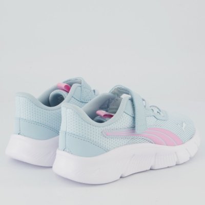 Tênis Puma Flexfocus Modern Ac Infantil Azul e Rosa