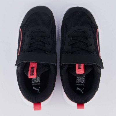 Tênis Puma Flyer 3 Infantil Preto e Rosa