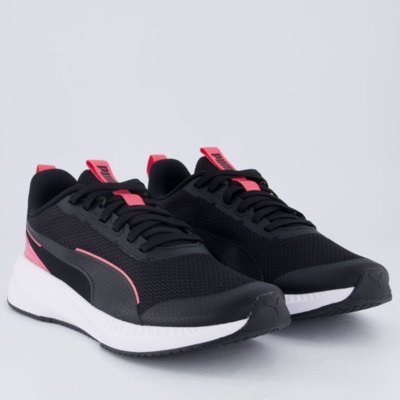 Tênis Puma Flyer Lite 3 Feminino Preto e Rosa