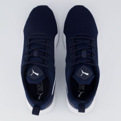 Tenis Puma Flyer Runner Mesh BDP Azul e Branco