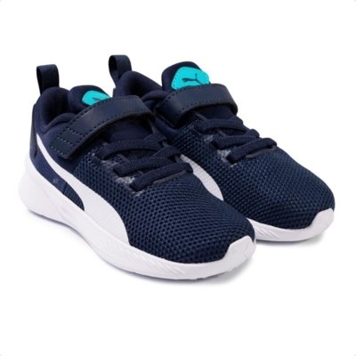 Tênis Puma Flyer Runner V Infantil Azul