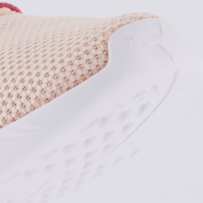 Tênis Puma Flyer Runner V PS Infantil Rosa e Branco