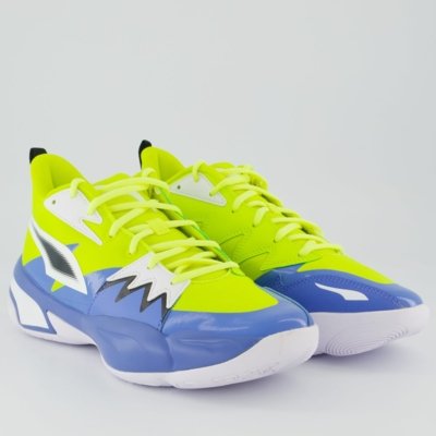 Tenis Puma Genetics Azul e Verde