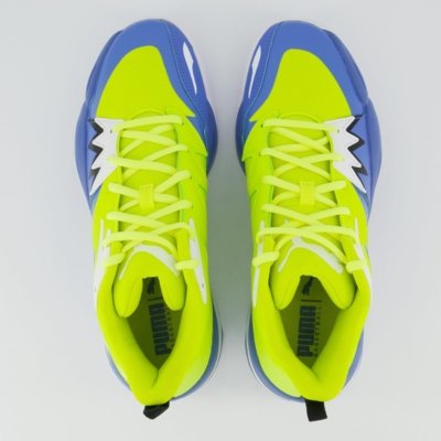 Tenis Puma Genetics Azul e Verde
