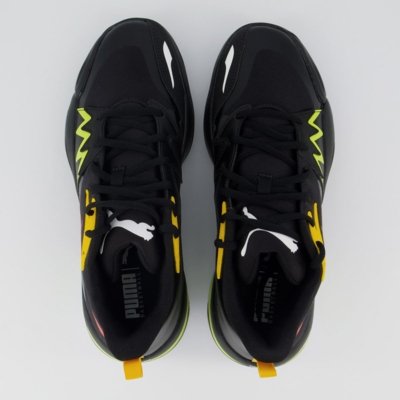 Tênis Puma Genetics Preto e Vermelho
