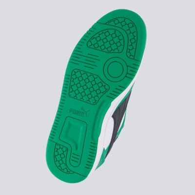 Tênis Puma Rebound V6 Juvenil Branco e Verde