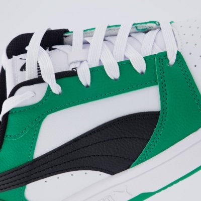 Tênis Puma Rebound V6 Juvenil Branco e Verde