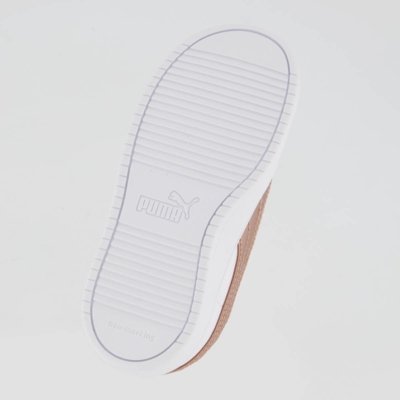 Tênis Puma Rickie Classic V Infantil Branco e Rosa