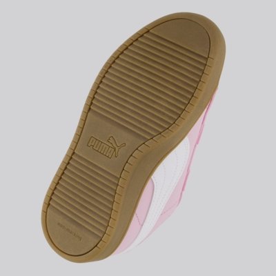 Tênis Puma Rickie Classic V PS Infantil Rosa e Branco