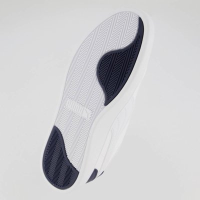 Tênis Puma Shuffle Branco e Dourado