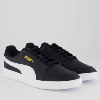 Tênis Puma Shuffle Preto e Branco