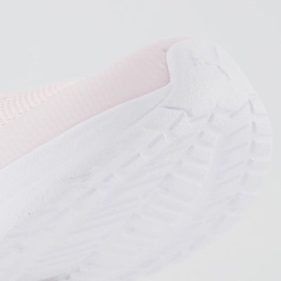 Tênis Puma Sky Runner Slip On Bold Bdp Infantil Rosa e Branco