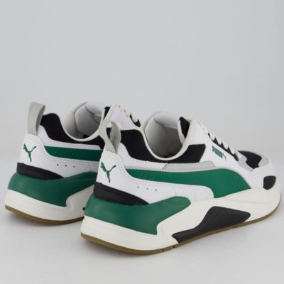 Tênis Puma X-Ray 2 Square Branco Preto e Verde
