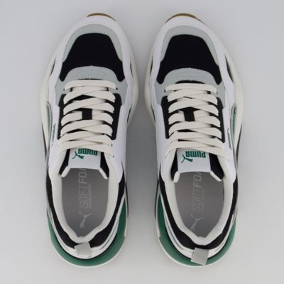 Tênis Puma X-Ray 2 Square Branco Preto e Verde