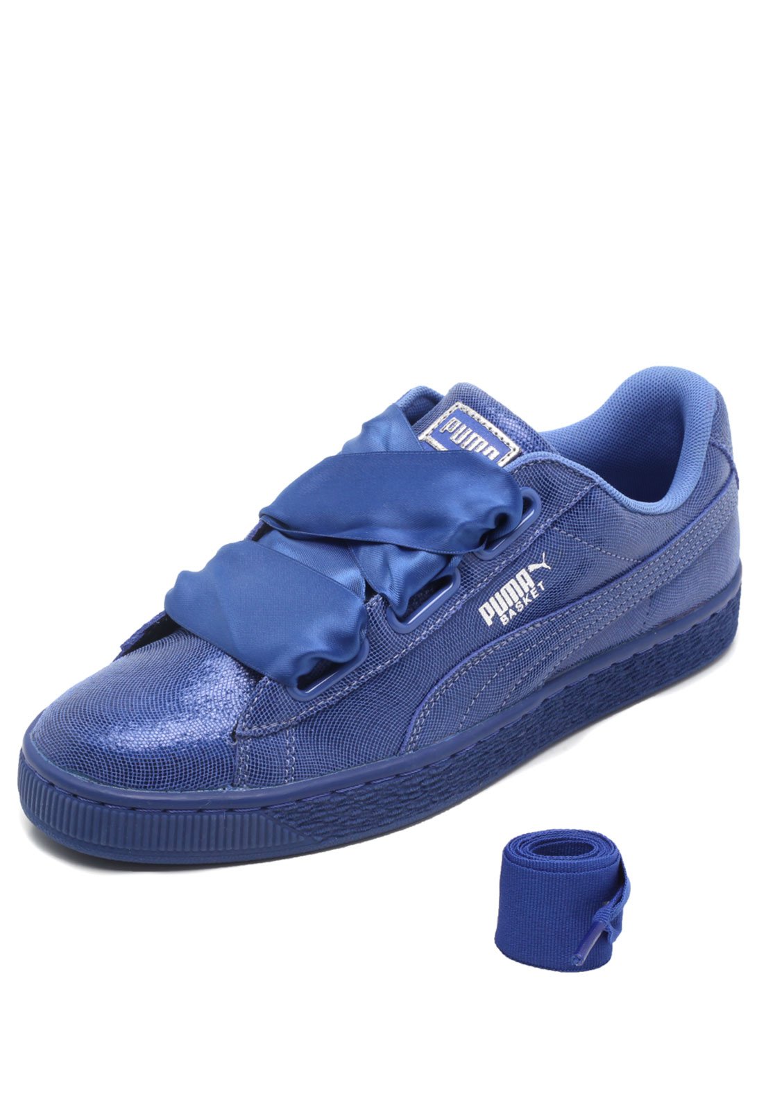 Tenis puma basket sales heart azul