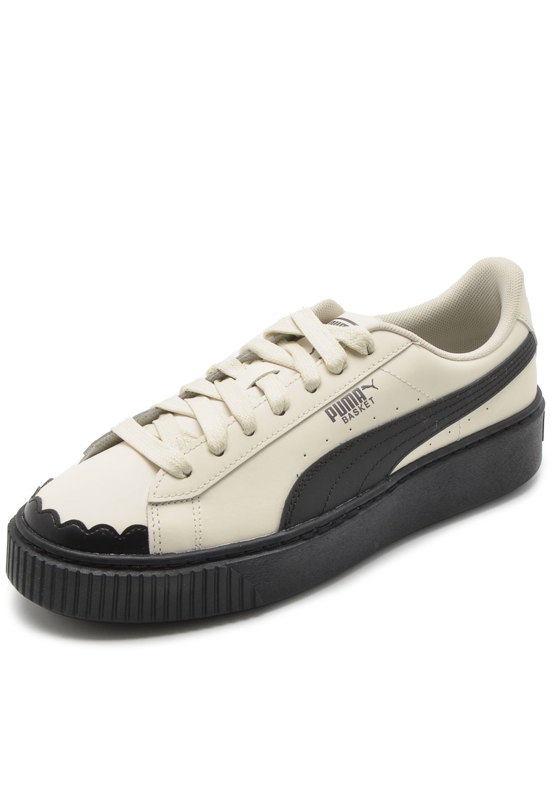 Tênis puma basket cheap platform scallop feminino