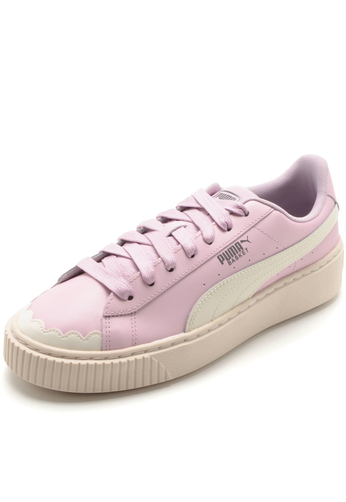 Puma basket sale platform scallop