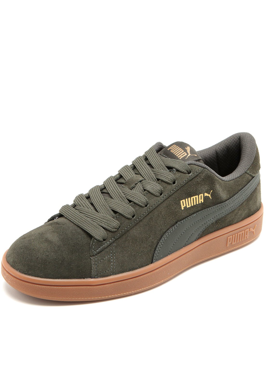 Tênis couro puma store smash v2 bdp