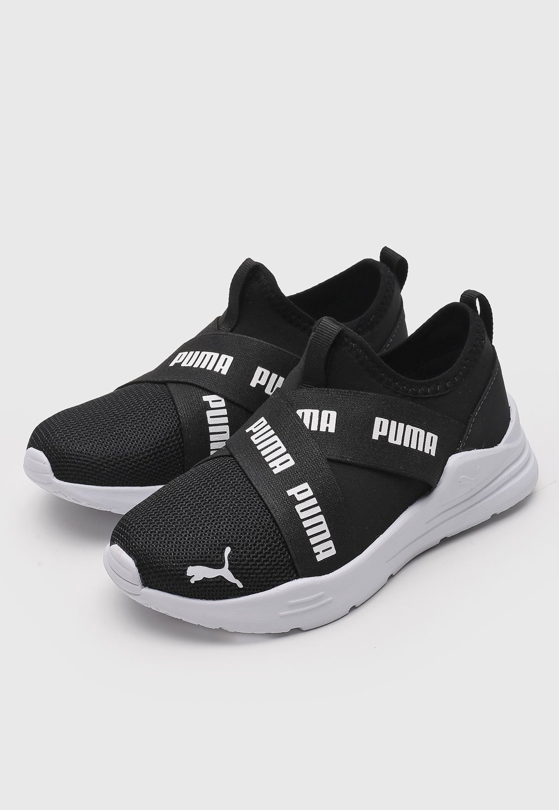 Tenis puma 2025 infantil preto