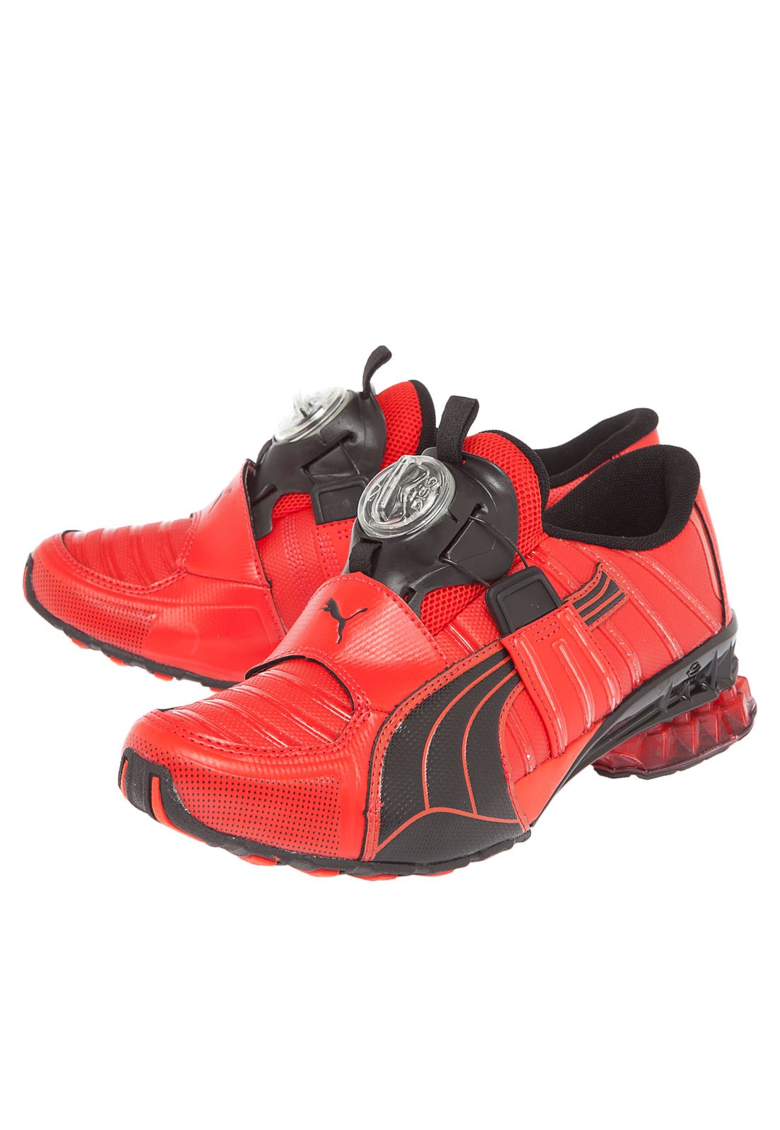 Puma disc hot sale preto e vermelho