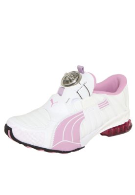puma disc feminino branco e rosa puma disc feminino branco e rosa