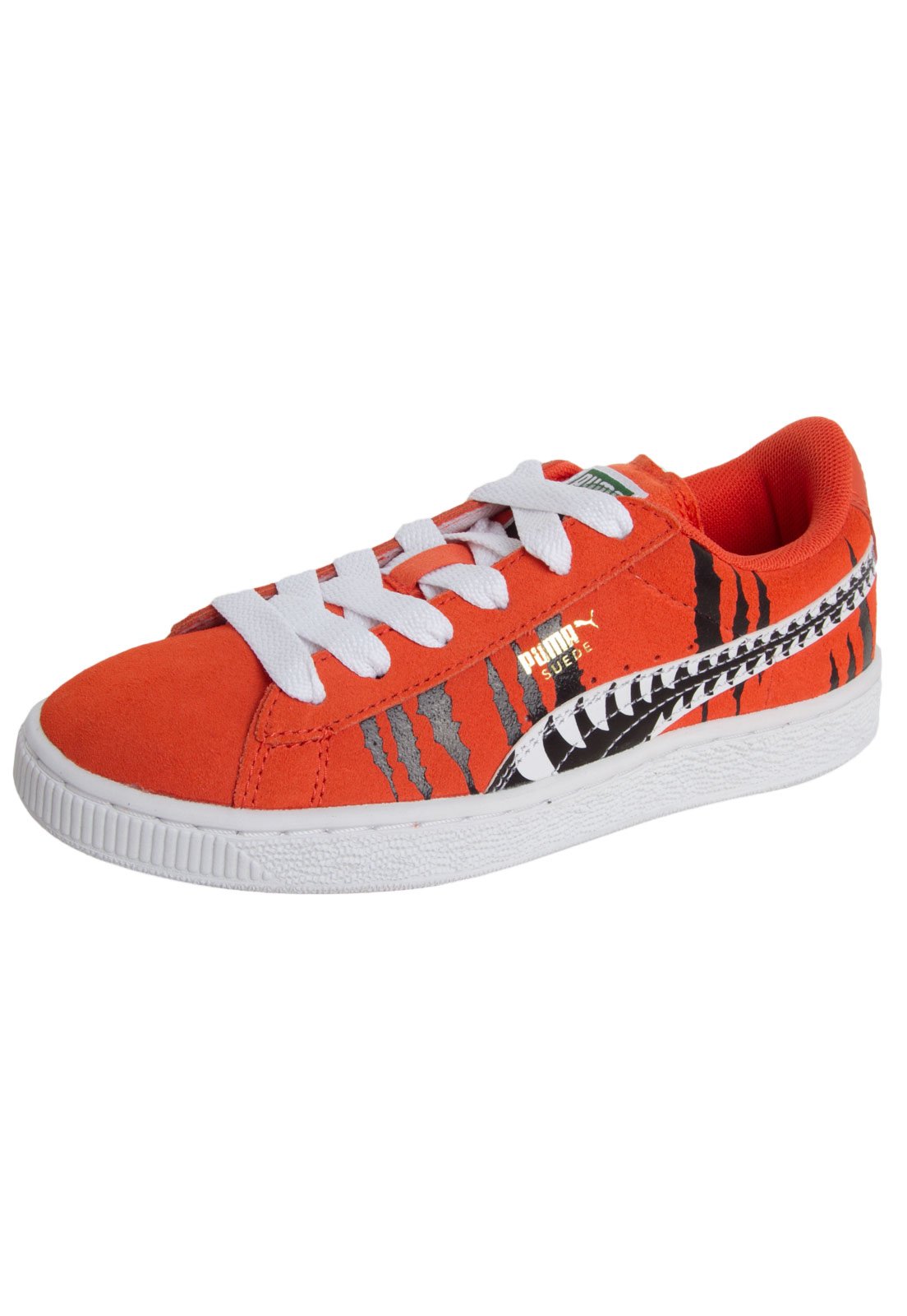 Tenis puma hot sale suede laranja