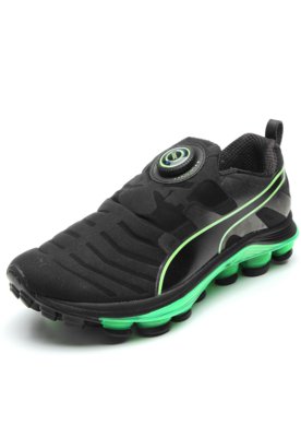 Puma disc voltage store preto e verde