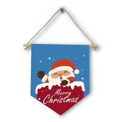 Flâmula Decorativa Natalina Papai Noel Merry Christmas Único Menor preço em Flâmula Decorativa Natalina Papai Noel Merry Christmas Único