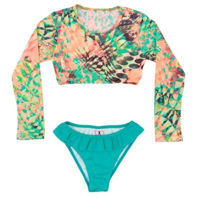 Conjunto Infantil Pupi Blusa Surfista e Calcinha Verde Menor preço em Conjunto Infantil Pupi Blusa Surfista e Calcinha Verde