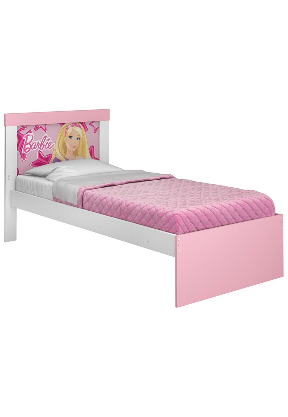 Cama Barbie Happy Branca e Rosa Pura Magia - Compre Agora