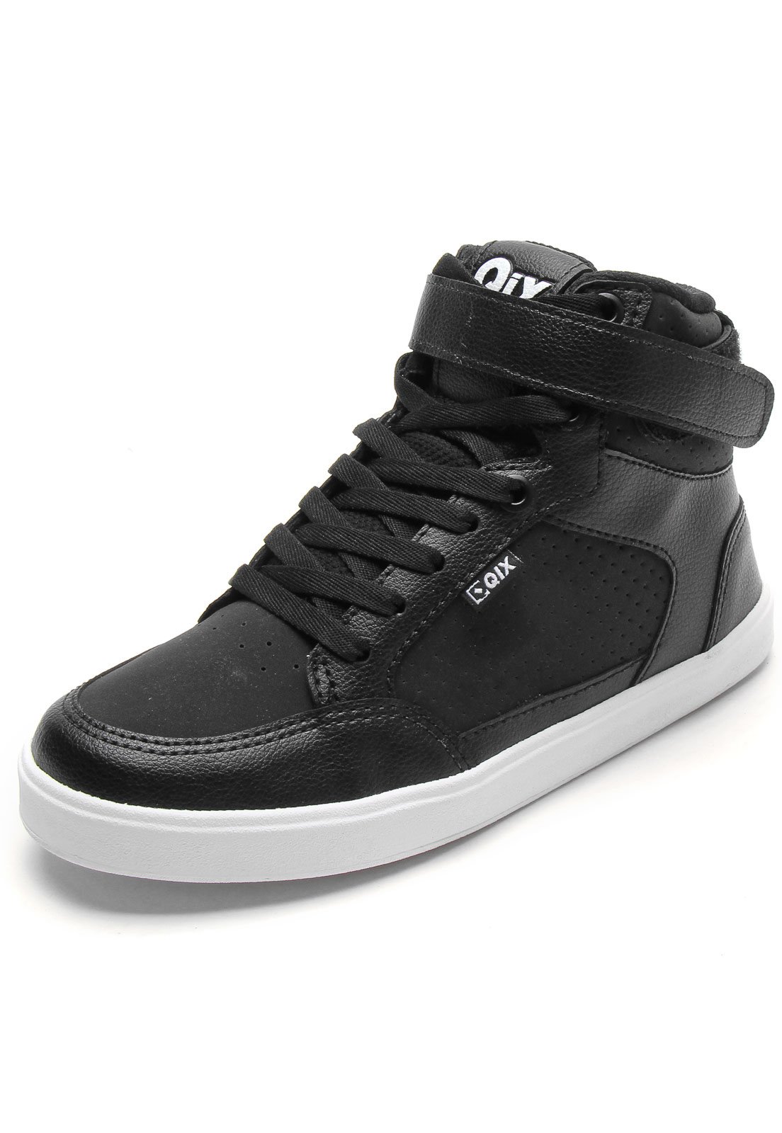 Tenis qix preto sales cano alto