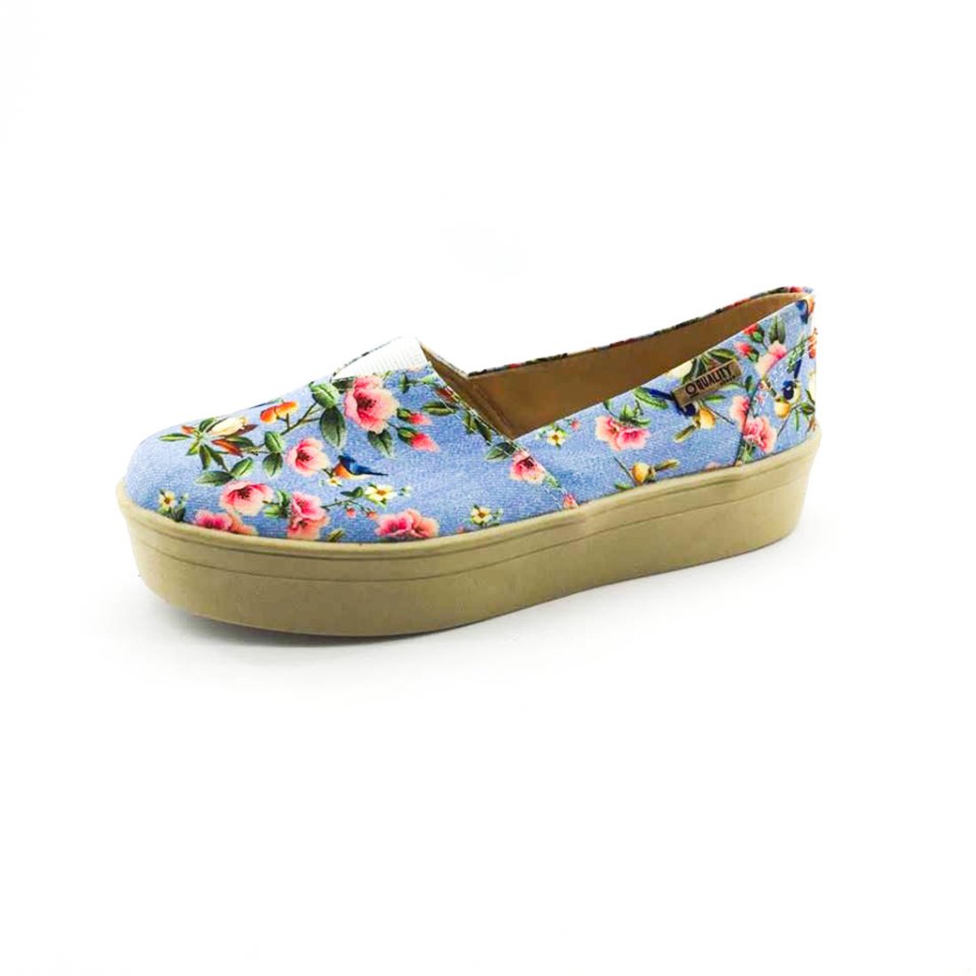 tenis flatform floral