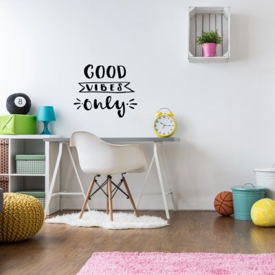 Adesivo Parede Quartinhos Quarto Good VIbes Menor preço em Adesivo Parede Quartinhos Quarto Good VIbes