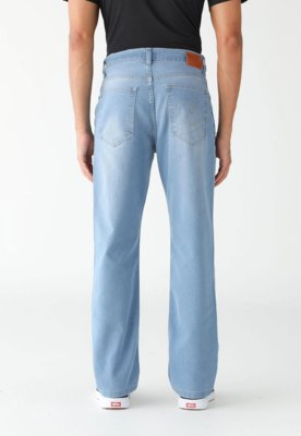 Calça Jeans Quiksilver Reta Everyday Delavê Azul