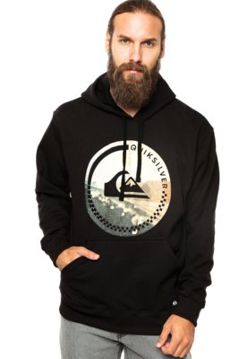 moletom quiksilver preto