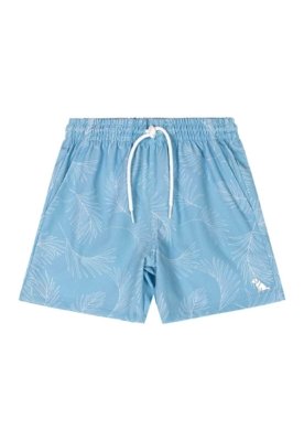 Bermuda Boxer em Microfibra Quimby Azul