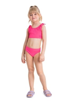 Biquíni Infantil FPS +50 Quimby Rosa