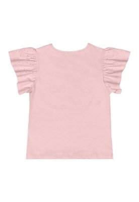 Blusa para Menina com Strass Quimby Rosa