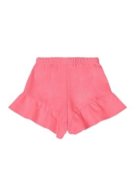 Conjunto Blusa e Short Bebê Menina Quimby Rosa