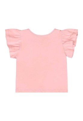 Conjunto Blusa e Short-Saia Bebê Quimby Rosa