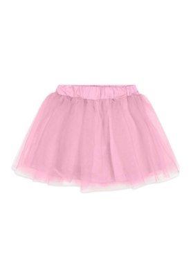 Conjunto Blusão Saia de Tule Quimby Rosa