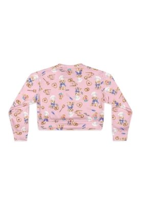 Conjunto Blusão Saia de Tule Quimby Rosa