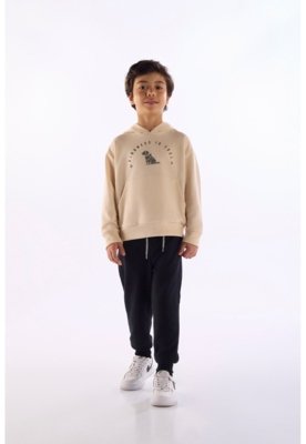 Conjunto Infantil Blusão e Calça Quimby Bege