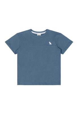 Conjunto com Camiseta e Bermuda Quimby Azul